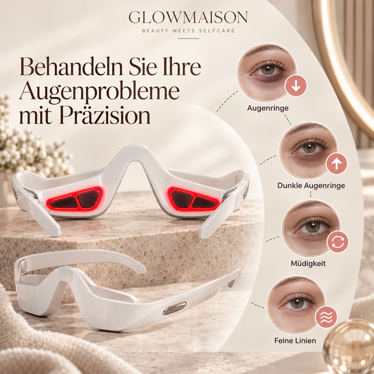 Rotlichttherapie-Brille gegen Augenringe – 50 % sparen