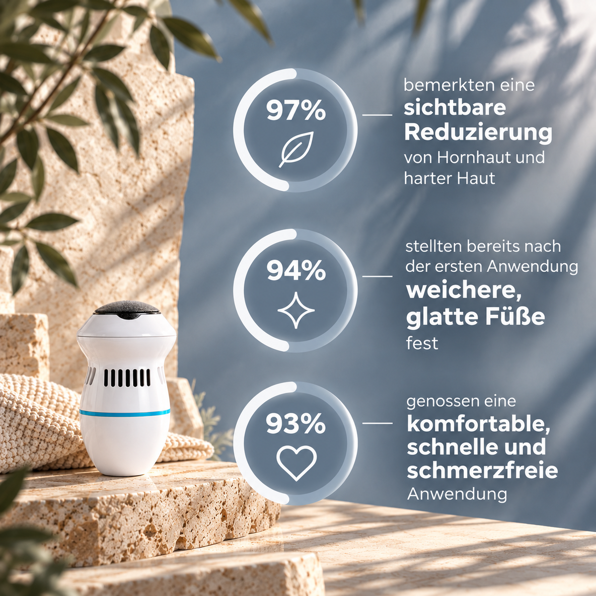 Elektrischer Hornhautentferner – Sanfte Fußpflege