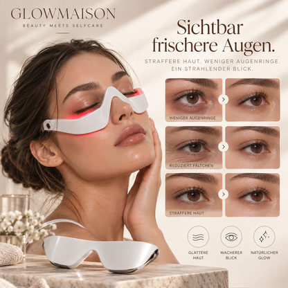 Rotlichttherapie-Brille gegen Augenringe – 50 % sparen