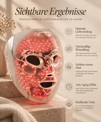 LED-Gesichtsmaske – Für strahlendere & gepflegte Haut