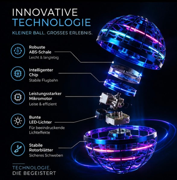 Leuchtender fliegender Ball - Nur noch heute -50 %